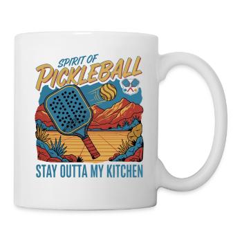 Pickleball Spirit Of Pickleball Stay Outta My - Mug blanc - blanc - Droite