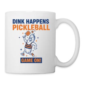 Pickleball-Dink passiert ein lustiges Spielerspiel - Tasse - Weiß - Rechts