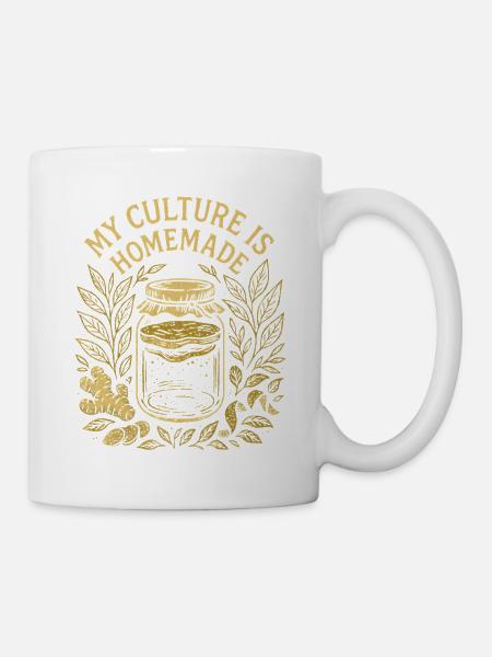 Hausgemachte Kultur | Kombucha Fermentation - Tasse - Weiß