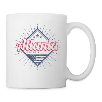 Atlanta in Georgia United States USA Souvenir - Mug - white - Right