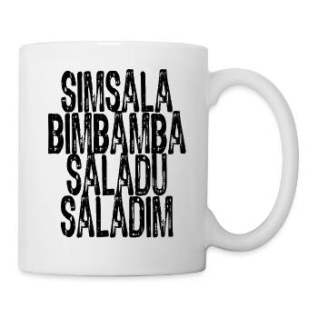 Simsalabimbambasaladusaladim - Tasse - Weiß - Rechts