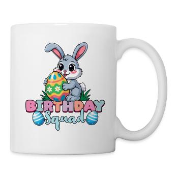 Birthday Squad Happy Easter Bunny Spring - Mug - white - Right