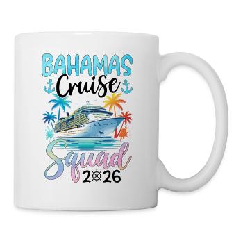 Équipe de croisière des Bahamas 2026 - Mug blanc - blanc - Droite