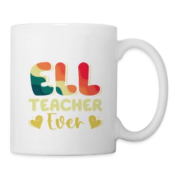 ELL-Lehrer englische Sprache - Tasse - Weiß - Rechts