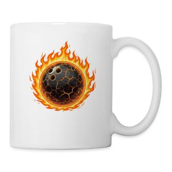 Lava Bowling Ball - Mug - white - Right