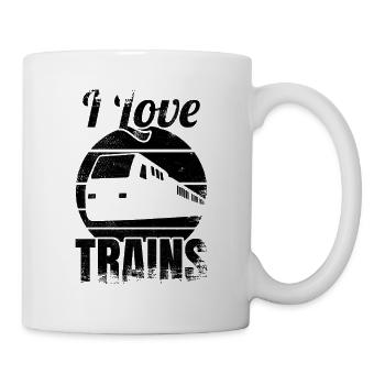 Railway lovers - Mug - white - Right