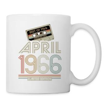 Best of April 1966 Kassette | Limited Edition - Tasse - Weiß - Rechts