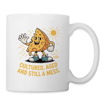Cultured Cheese Aged Yet Messy - Mug - white - Right