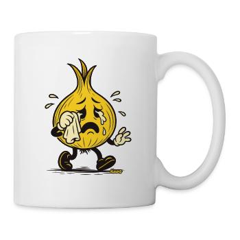 Mascotte Oignon En Sanglots - Mug blanc - blanc - Droite