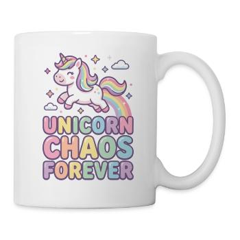 Unicorn Chaos Forever Unicorn Pastel - Mug - white - Right