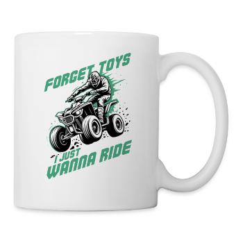 Quad ATV Garçons Hommes Quad Wheeler - Mug blanc - blanc - Droite