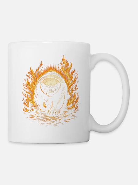 Honigdachs Honey Badger Tier - Tasse - Weiß