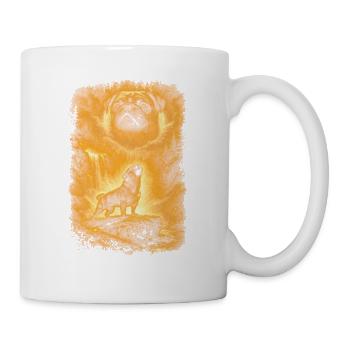 Pug, Moon - Mug - white - Right