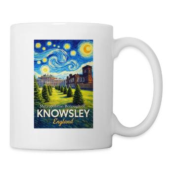 Knowlsley England Sternnacht Parklandschaft - Tasse - Weiß - Rechts