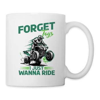 Quad ATV Garçons Hommes Quad Wheeler - Mug blanc - blanc - Droite