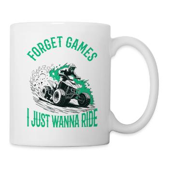 Quad ATV Garçons Hommes Quad Wheeler - Mug blanc - blanc - Droite