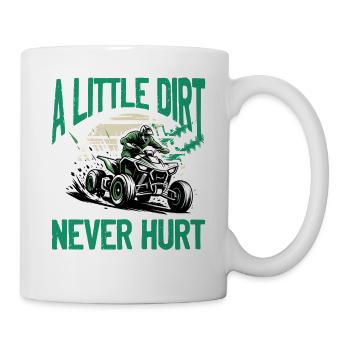 Quad ATV Garçons Hommes Quad Wheeler - Mug blanc - blanc - Droite