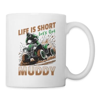 Quad ATV Garçons Hommes Quad Wheeler - Mug blanc - blanc - Droite