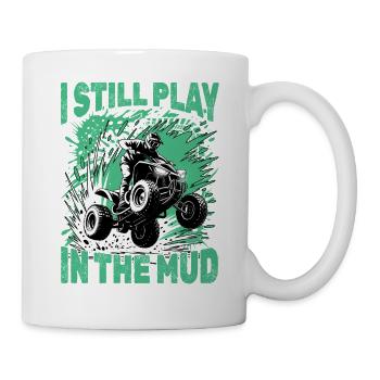 Quad ATV Garçons Hommes Quad Wheeler - Mug blanc - blanc - Droite