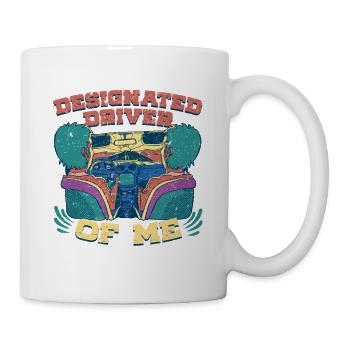 Antialcoholic Abstinent Designatetd Driver Of me - Mug - white - Right