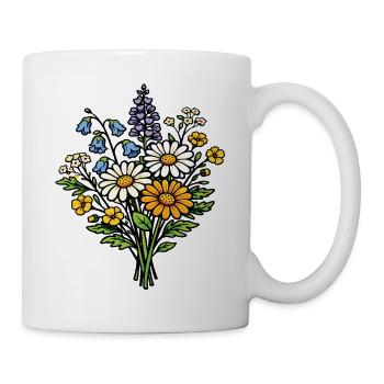 Wildflower Bouquet - Mug - white - Right