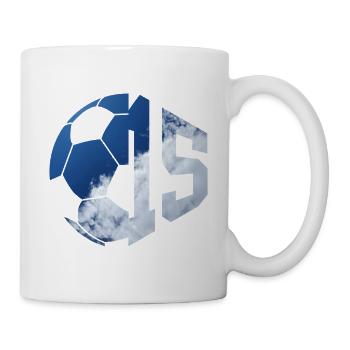 NR. 15 FUßBALLER NUMMER 15 FUßBALL 15. GEBURTSTAG - Tasse - Weiß - Rechts