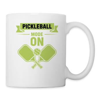 Pickleball-Modus bei Funny Player Pickle Ball Love - Tasse - Weiß - Rechts