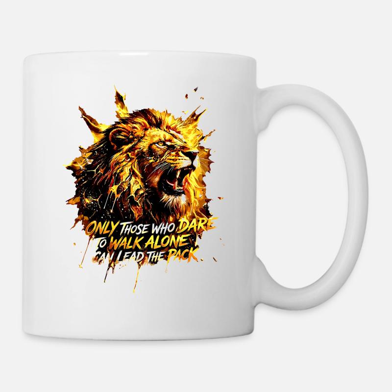 Leo Leader The Pack Motivation - Mug blanc - blanc