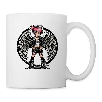 Punk Angel Rebel - Tasse - Weiß - Rechts