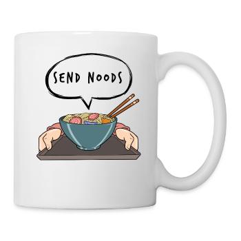 Send Noods Asiatische Nudeln Cartoon Bowl Pho - Tasse - Weiß - Rechts