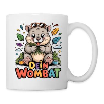 Dein Wombat - Tasse - Weiß - Rechts