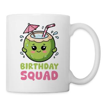 Croisière d’été Birthday Squad Beach Coconut - Mug blanc - blanc - Droite