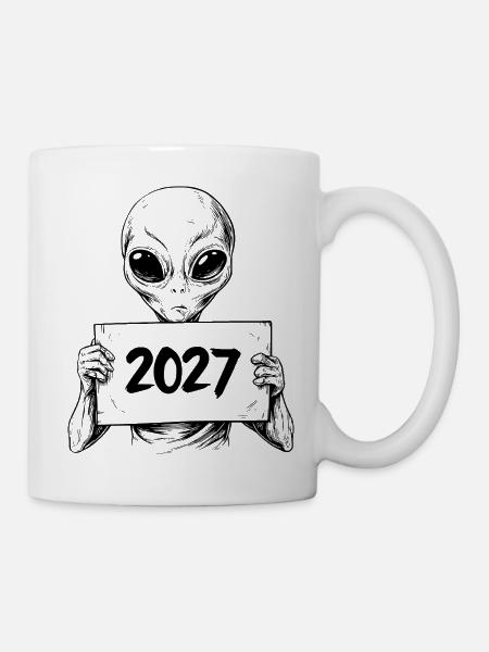 Außerirdischer - Tasse - Weiß