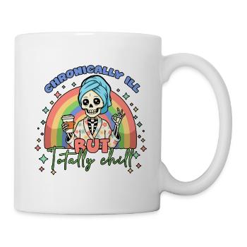 Chronically Ill Fibromyalgia Awareness - Mug - white - Right
