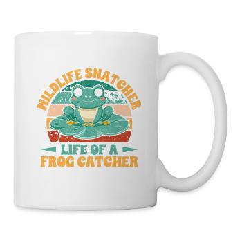 Frog Catcher Mildlife Snatcher Frog - Tasse - Weiß - Rechts