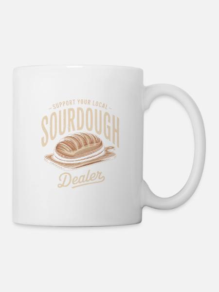 Lokale Sauerteighändler - Tasse - Weiß