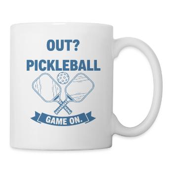 Pickleball-lustiger Spieler raus, hat das Spiel nie gehört - Tasse - Weiß - Rechts