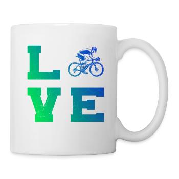 Gift idea for a road bike with road bike - Mug - white - Right