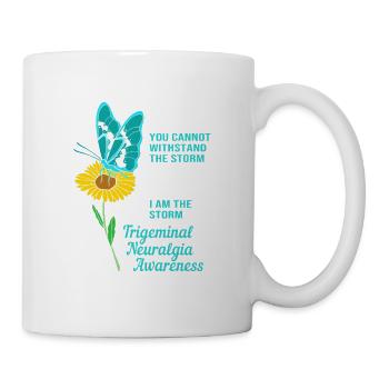 Trigeminusneuralgie - Tasse - Weiß - Rechts
