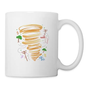 Meteorologie Meteorologe Wetter - Tasse - Weiß - Rechts