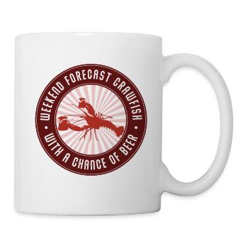 Crawfish Weekend Bierchance - Tasse - Weiß - Rechts