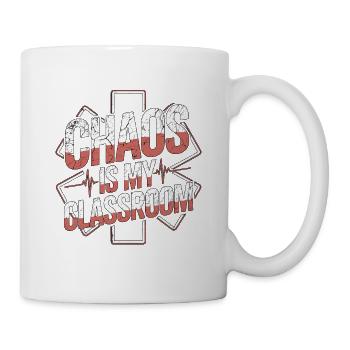 Paramedic Instructor Chaos Is My Emergency Service - Mug - white - Right
