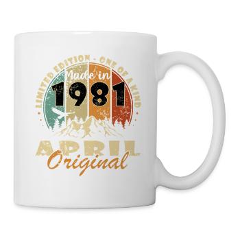 1981 Édition Limitée Original Berg - Mug blanc - blanc - Droite