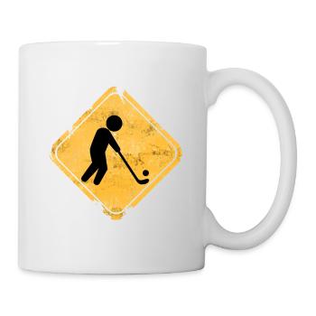 Rustik Sign Hockey Silhouette - Mug blanc - blanc - Droite