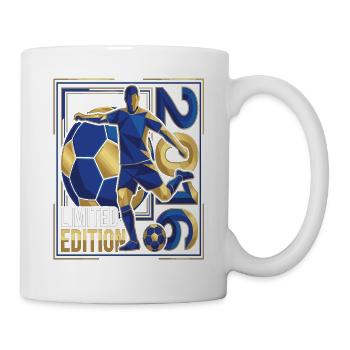Fußball 2016 Limited Edition Spieler Design - Tasse - Weiß - Rechts