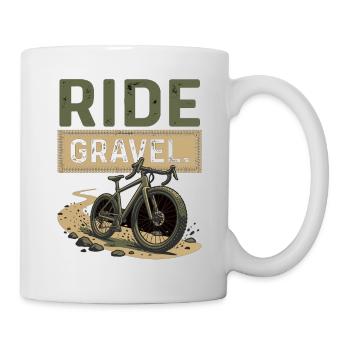 Gravel Bike Ride Bike Adventure - Mug - white - Right
