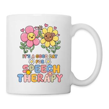 Es ist ein guter Tag für Sprachtherapeuten (SLP) - Tasse - Weiß - Rechts