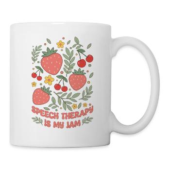 SLP Speech Therapy Is My Jam Speech Language - Mug - white - Right