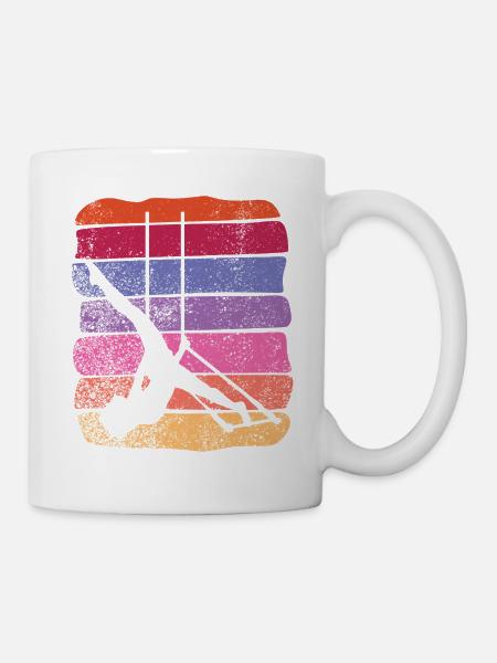 Aerialist Vintage Cloud Swing Trapez - Tasse - Weiß
