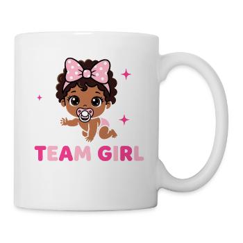 Team Girl Baby Mädchen Design - Mug blanc - blanc - Droite
